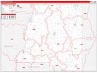 Le Sueur, Mn Carrier Route Wall Map